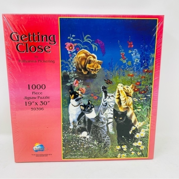 Getting Close by Pollyanna Pickering 1000 Piece Puzzle 19” x 30” - Picture 1 of 4